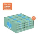 Naïf plasticvrije waterbabydoekjes | 1296 stuks
