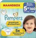 Pampers Premium Protection luiers maat 5+ | 160 stuks