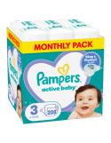 Pampers Active Baby Dry luiers maat 3 | 208 stuks