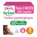 LOVE & GREEN luiers maat 3 | 208 stuks