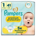 Pampers Premium Protection luiers maat 1 | 41 stuks