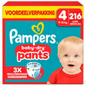 Pampers Baby Dry Pants luierbroekjes maat 4 | 216 stuks