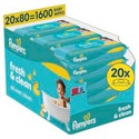 Pampers Fresh Clean babydoekjes | 1600 stuks
