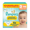 Pampers Premium Protection luiers maat 3 | 148 stuks