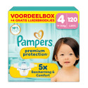Pampers Premium Protection luiers maat 4 | 120 stuks