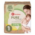 Kruidvat Pure & Soft luiers maat 1 | 38 stuks