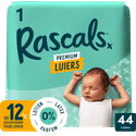 Rascal + Friends Premium luiers maat 1 | 44 stuks