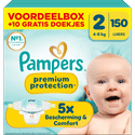 Pampers Premium Protection luiers maat 2 | 150 stuks