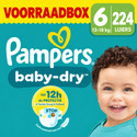 Pampers Baby Dry luiers maat 6 | 224 stuks