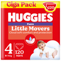 Huggies Little Movers Pants luierbroekjes maat 4 | 120 stuks