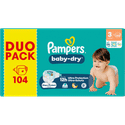 Pampers Baby Dry luiers maat 3 | 104 stuks