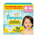Pampers Premium Protection luiers maat 4 | 120 stuks
