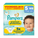 Pampers Premium Protection luiers maat 5 | 102 stuks