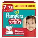 Pampers Baby Dry Pants luiers in broekmodel maat 7 | 78 stuks
